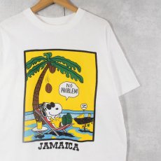 画像1: SNOOPY "JAMAICA" キャラクタープリントTシャツ (1)