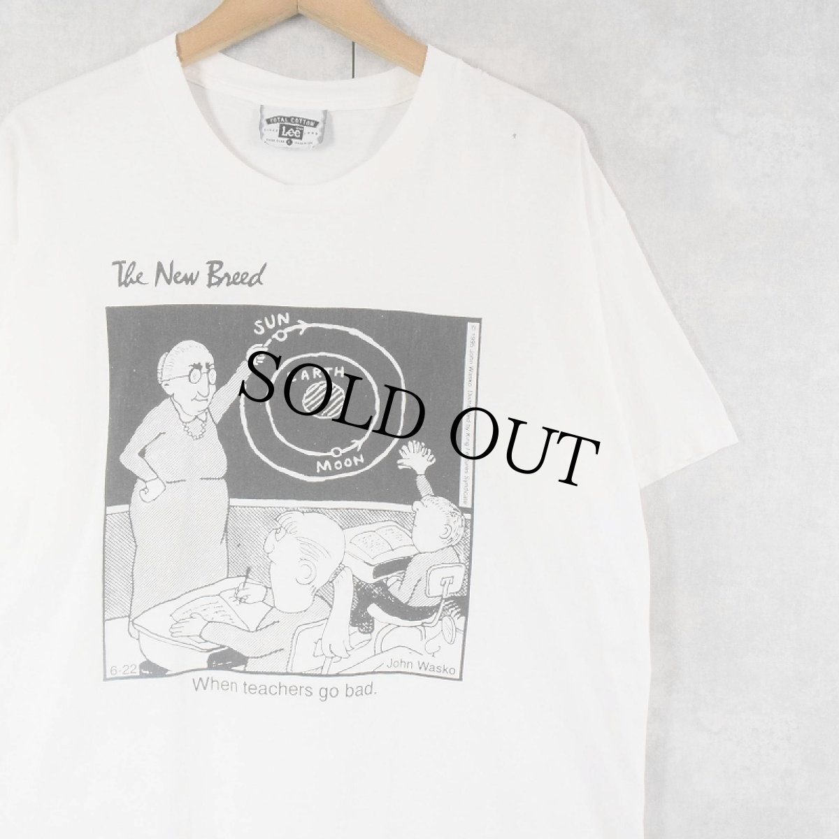 画像1: John Wasko USA製 "The New Breed" シュールイラスト プリントTシャツ L (1)