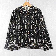 画像1: ボゴラン風 リバーシブル コットンジャケット L/XL (1)
