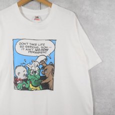 画像1: 90's Walt Kelly USA製 "Pogo" コミックプリントTシャツ XL (1)