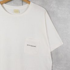 画像2: 90's BANANA REPUBLIC USA製 "SAFARI&TRAVEL CLOTHING" パンダプリント ポケットTシャツ L (2)