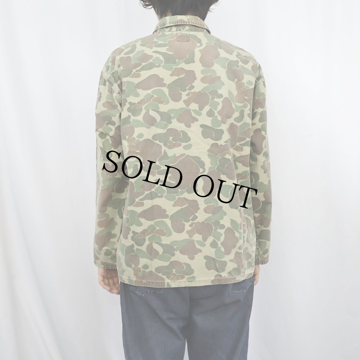 画像3: 70's KAMO ダックハンターカモ柄 コットンカバーオール M (3)