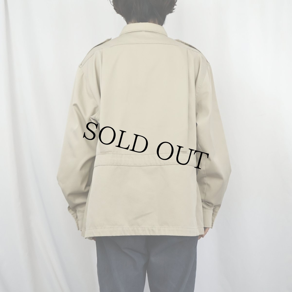 画像3: 80〜90's L.L.Bean USA製 ポリエステル×コットン サファリジャケット XL (3)