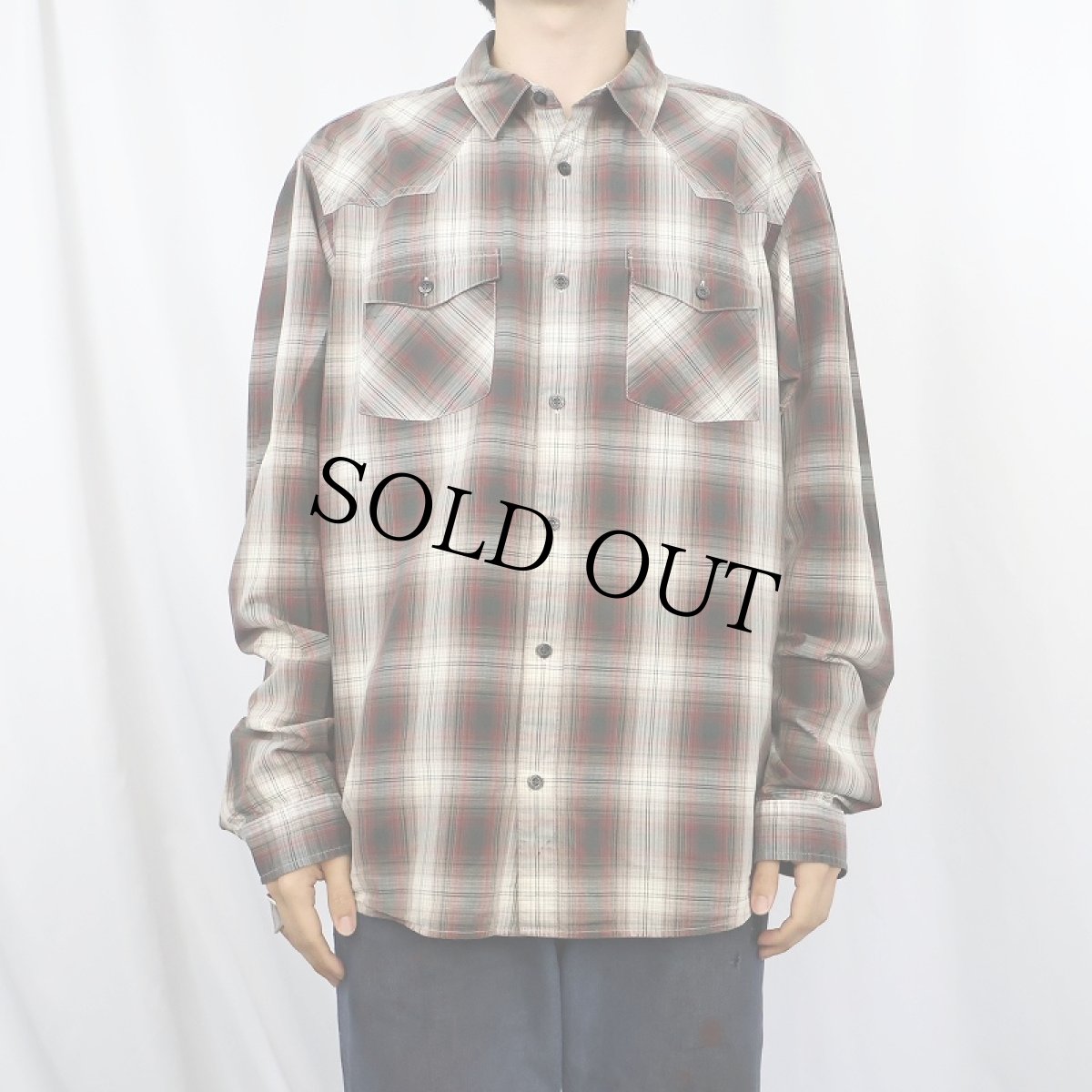 画像2: Patagonia ORGANIC COTTON オンブレーチェック柄 コットンシャツ (2)