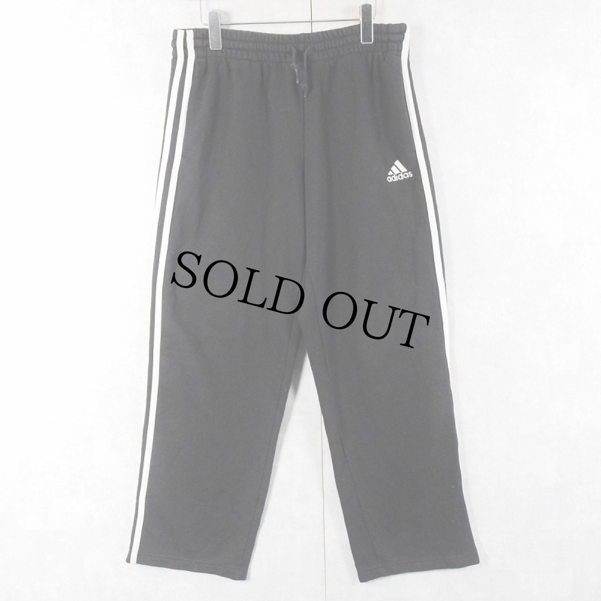 画像1: adidas サイドライン スウェットパンツ BLACK M (1)