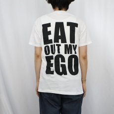 画像4: 80〜90's USA製 "EAT OUT MY EGO" プリントTシャツ L (4)