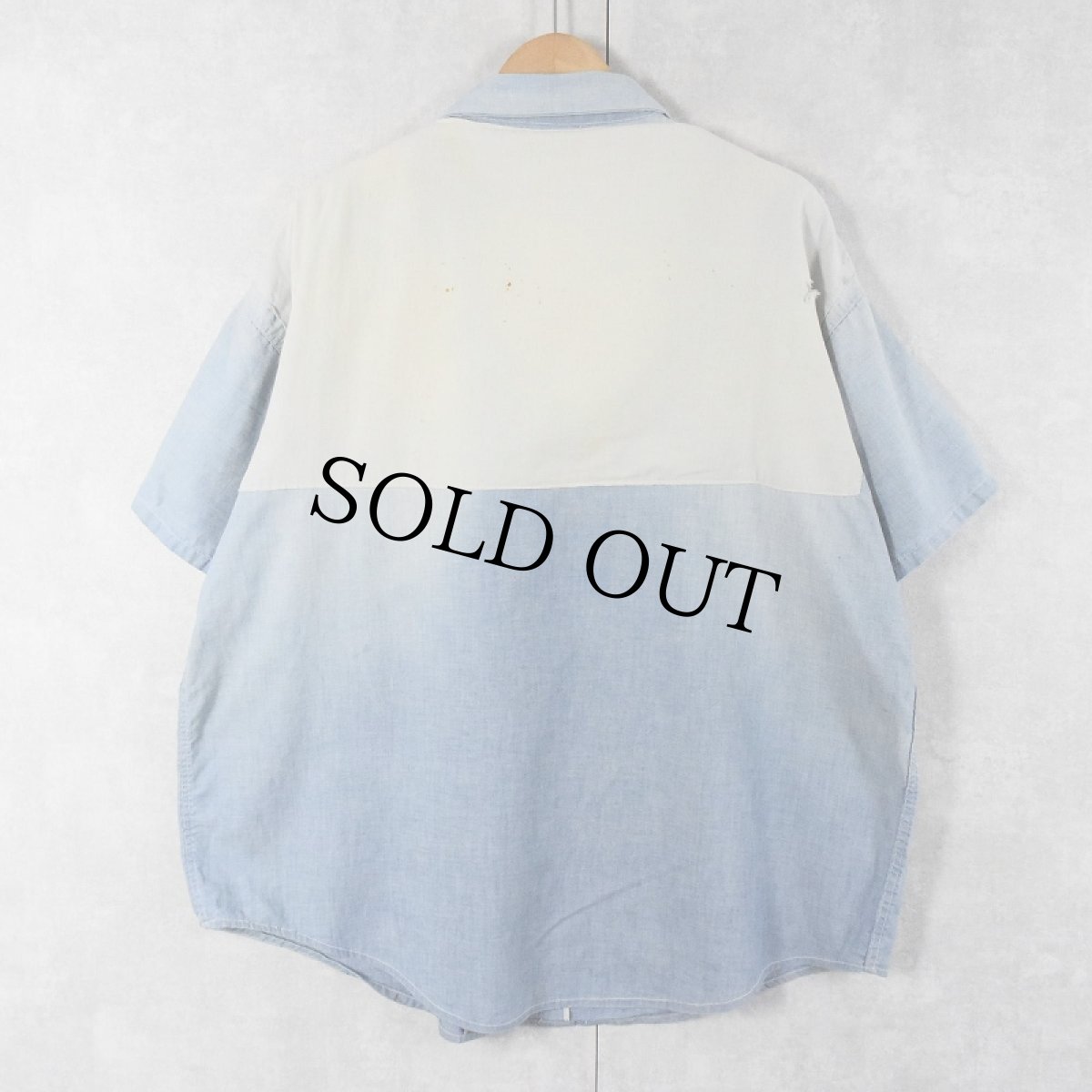 画像2: 50's POWER HOUSE シャンブレーシャツ (2)