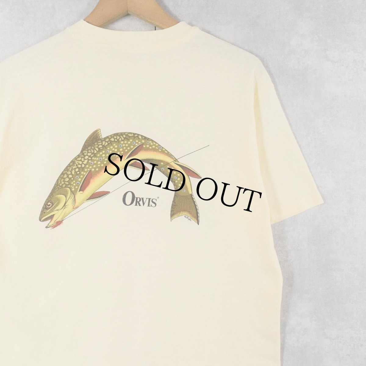 画像1: ORVIS 魚プリントTシャツ (1)