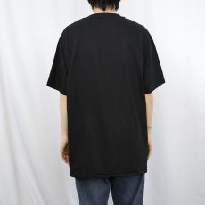 画像3: 90's Rebis USA製 ソフトウェア企業 シュールイラストプリントTシャツ BLACK XL (3)