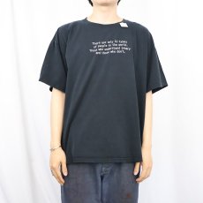 画像2: "There are only 10 types..." メッセージプリントTシャツ BLACK XL (2)