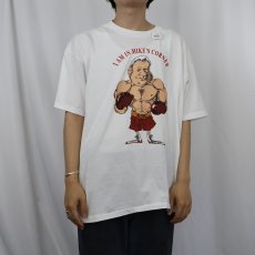 画像3: 90's USA製 "I AM IN MIKE'S CORNER" イラストプリントTシャツ XL (3)