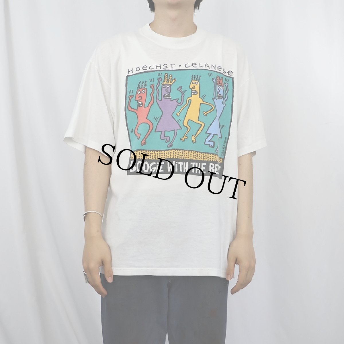 画像2: BIG HED "BOOGIE WITH THE BEST" アートプリントTシャツ XL (2)