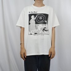画像2: John Wasko USA製 "The New Breed" シュールイラスト プリントTシャツ L (2)