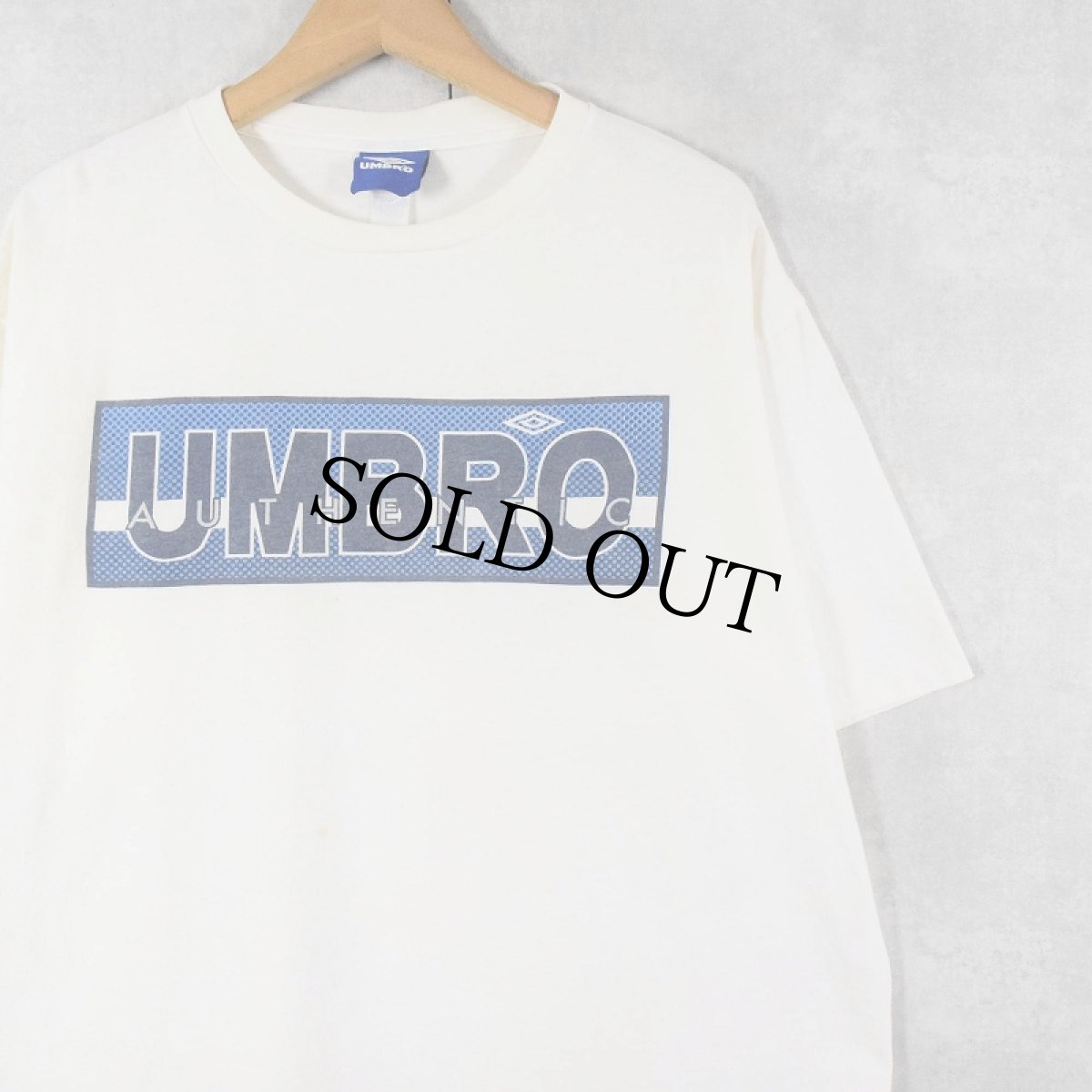 画像1: 90's UMBRO USA製 ロゴプリントTシャツ XL (1)