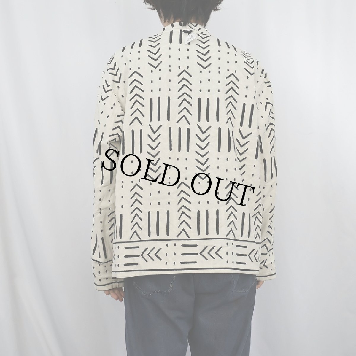 画像6: ボゴラン風 リバーシブル コットンジャケット L/XL (6)