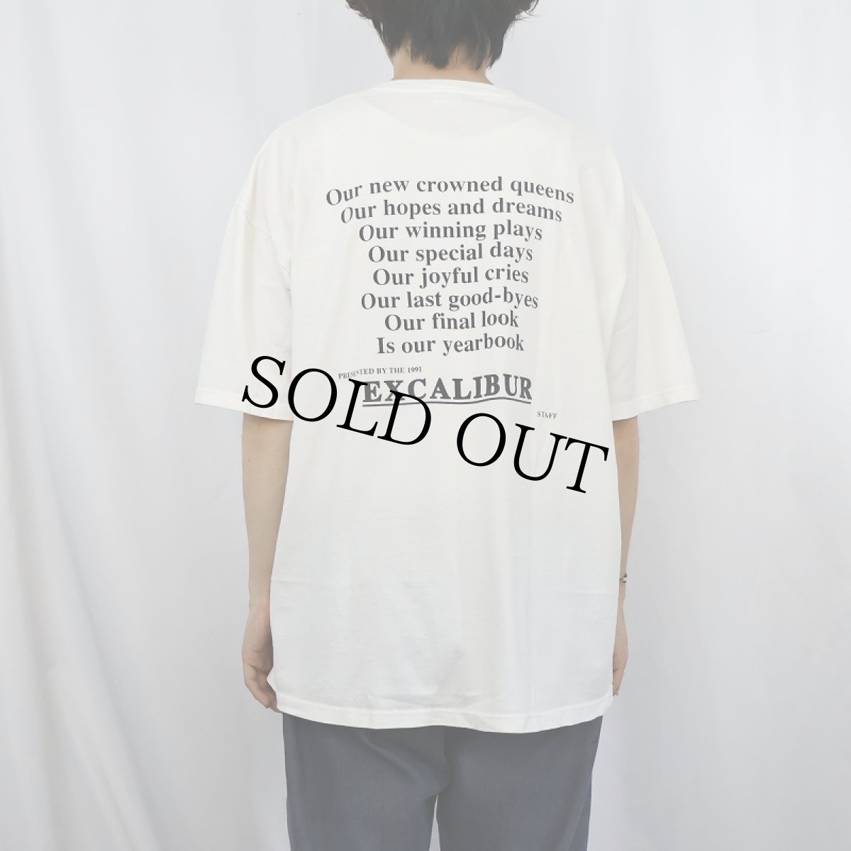 画像4: 90's USA製 "JUST BY IT" プリントTシャツ L (4)