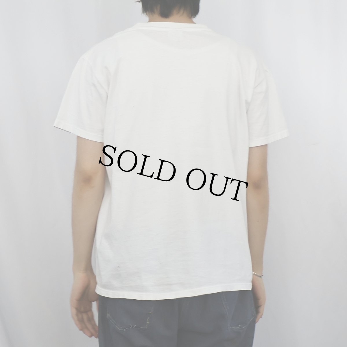 画像3: 80〜90's Bloom County USA製 "ANXIETY PRONE" 風刺漫画 プリントTシャツ L (3)