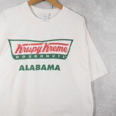 画像1: Krispy Kreme Doughnuts ドーナツショップ ロゴプリントTシャツ XL (1)