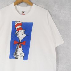 画像1: 90's Dr.Seuss THE CAT IN THE HAT USA製 キャラクタープリントTシャツ XL (1)