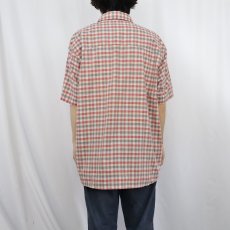 画像3: Patagonia チェック柄 ナイロン×ポリシャツ XL (3)