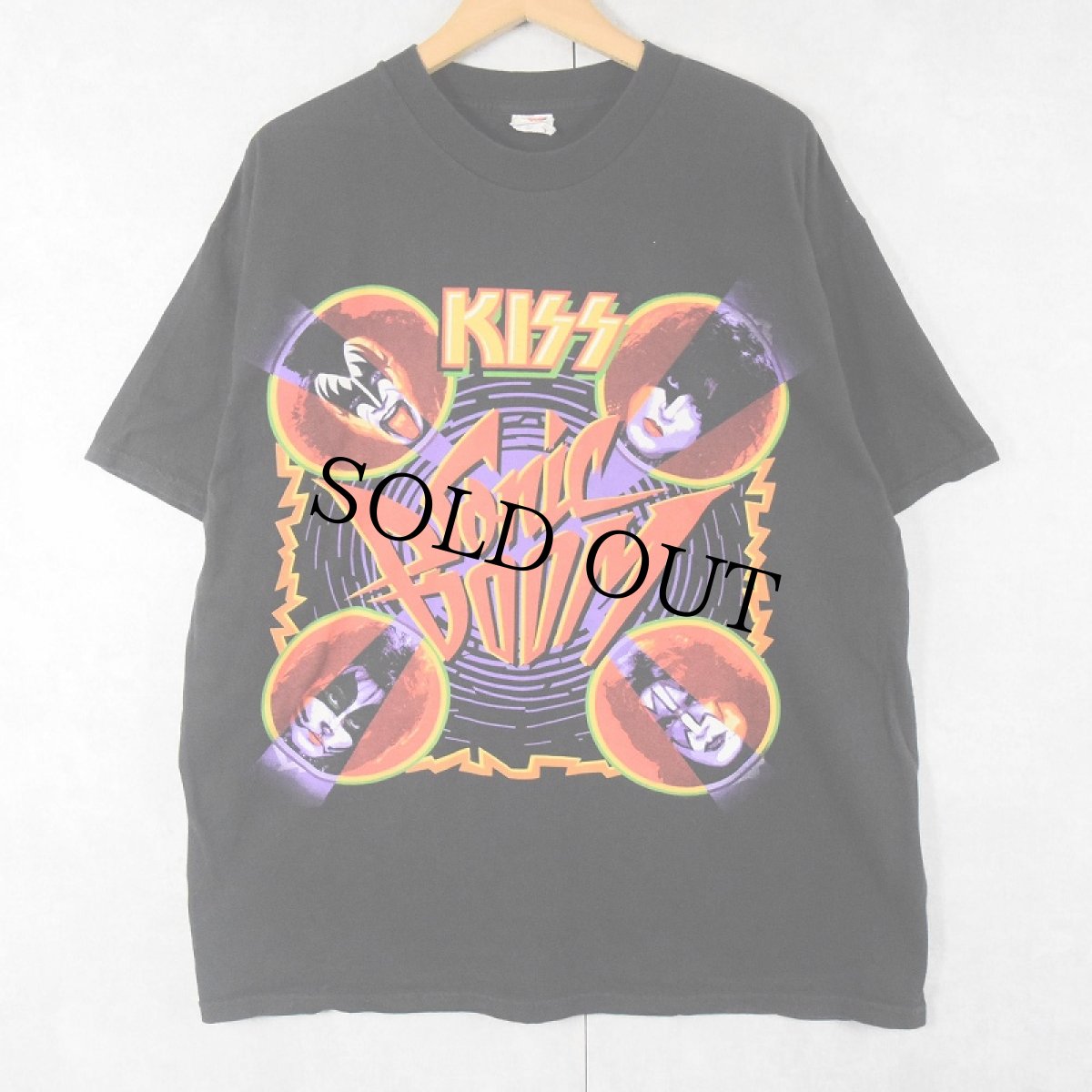 画像1: 2000's KISS "SONIC BOOM" ロックバンド アルバムTシャツ BLACK XL (1)