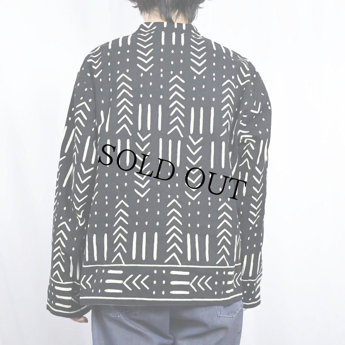 画像4: ボゴラン風 リバーシブル コットンジャケット L/XL (4)