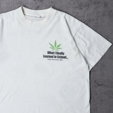 画像1: "What I Really..." ガンジャプリントTシャツ (1)