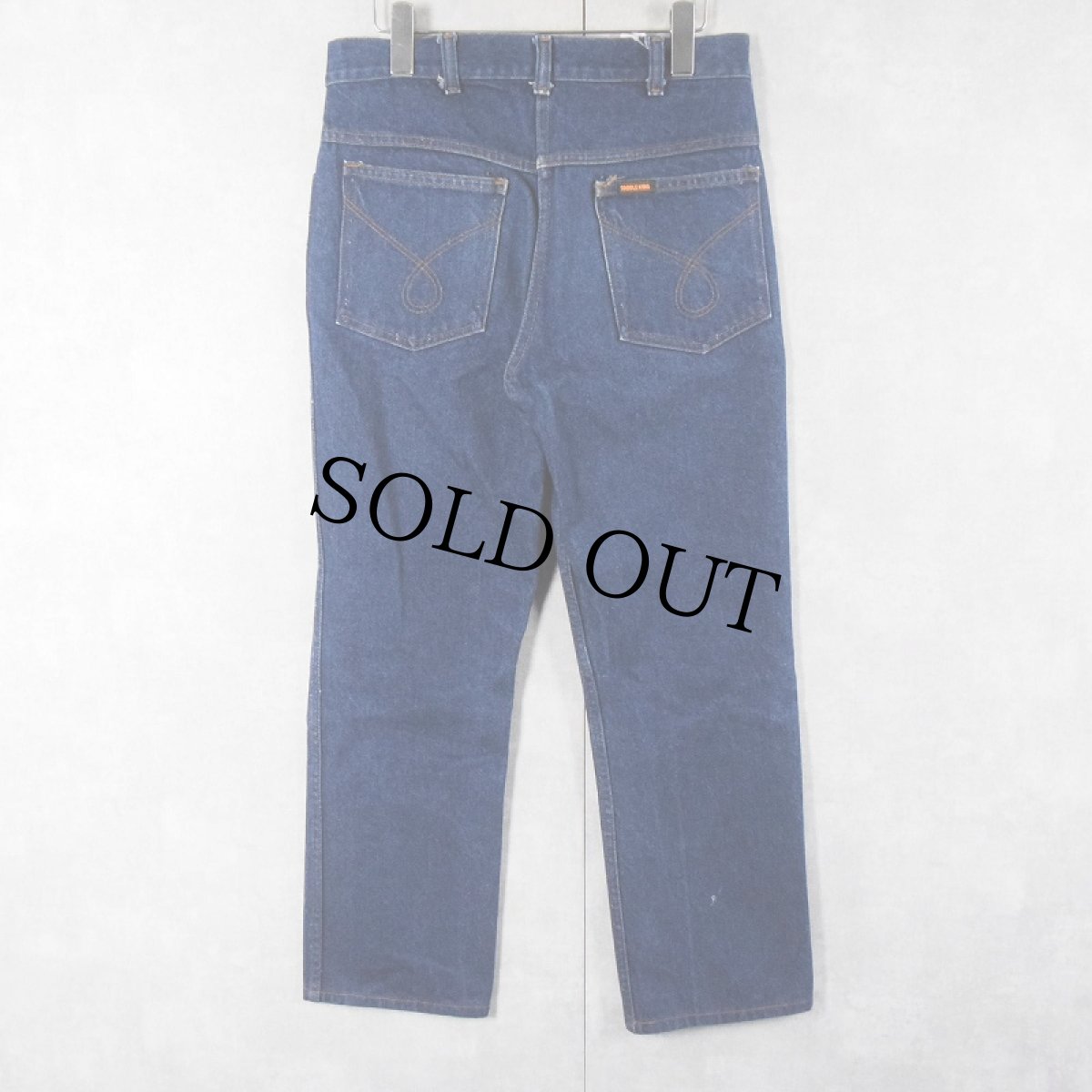 画像2: 70's SADDLE KING デニムパンツ W31 (2)