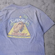 画像1: CAMEL タバコ企業 キャラクタープリントTシャツ (1)