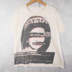 画像1: 2014 Sex Pistols Residuals "GOD SAVE THE QUEEN" パンクロックバンドプリントTシャツ  (1)