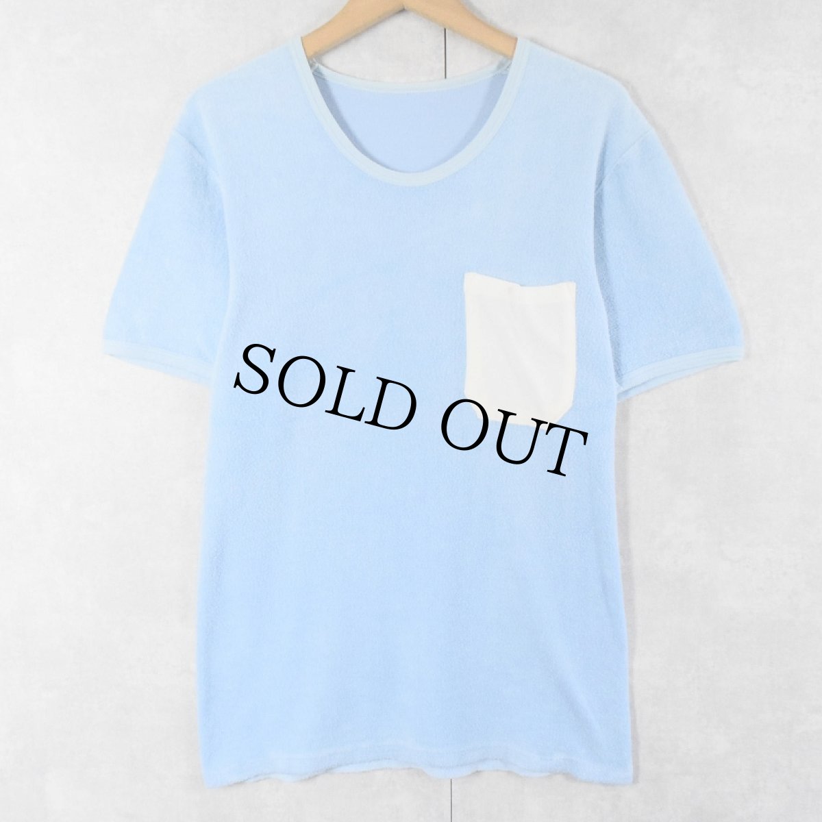 画像1: 【SALE】 〜80's パイルポケットTシャツ (1)