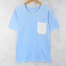 画像1: 〜80's パイルポケットTシャツ (1)
