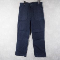 画像1: 80's U.S.NAVY ユーティリティデニムパンツ W31  (1)