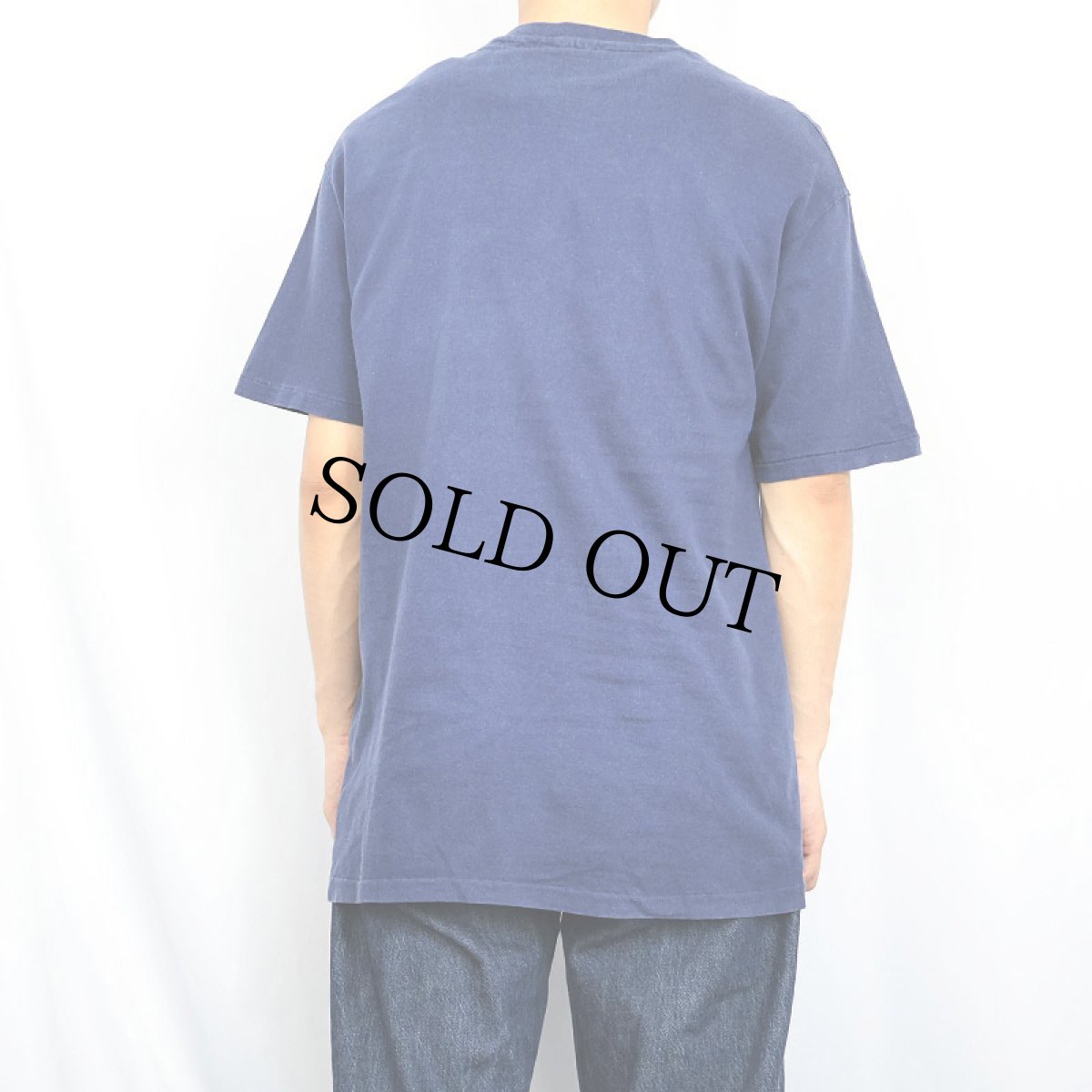 画像3: 90's "SPAM AID I" USA製 プリントTシャツ NAVY (3)