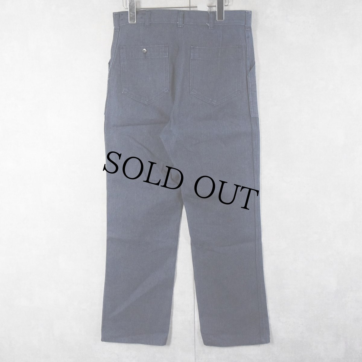 画像2: 80's U.S.NAVY ユーティリティデニムパンツ W31 (2)