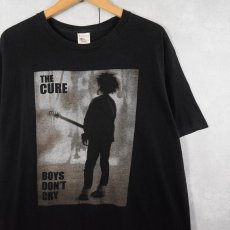画像1: THE CURE "BOYS DON'T CRY" ロックバンドプリントTシャツ BLACK XL (1)