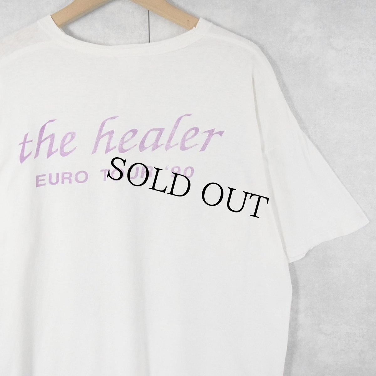 画像2: 90's John Lee Hooker "The healer '90" ブルースミュージシャンツアーTシャツ (2)