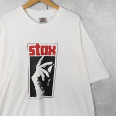 画像1: 90's Stax Records レコードレーベル プリントTシャツ XXL (1)