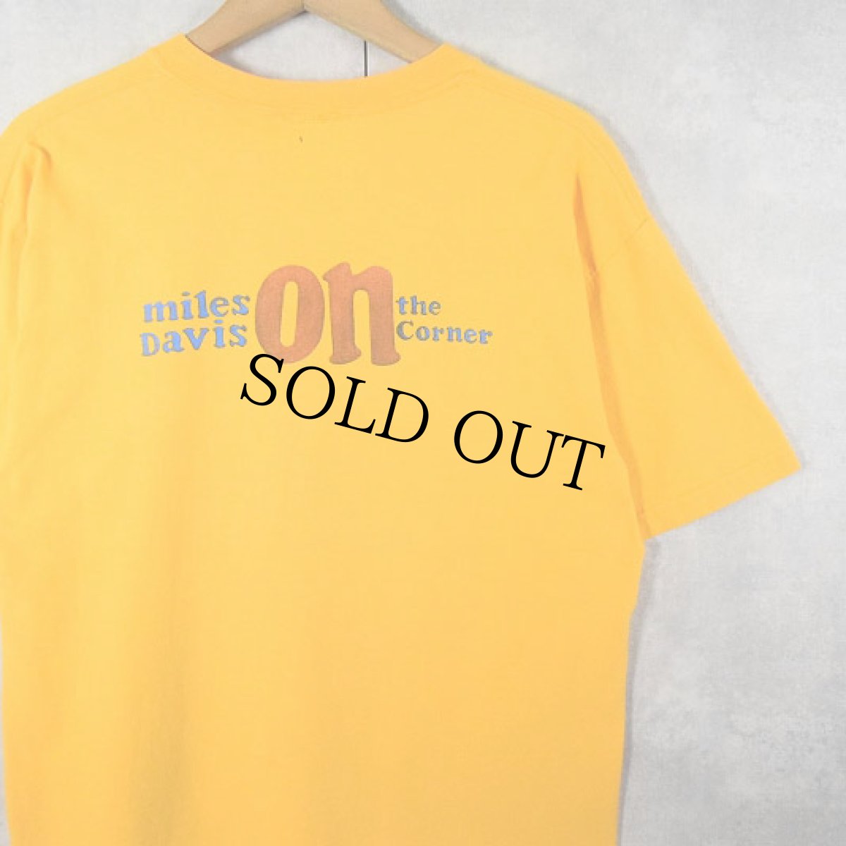 画像2: 90's〜 Miles Davis "On The Corner" ジャズミュージシャンプリントTシャツ M (2)