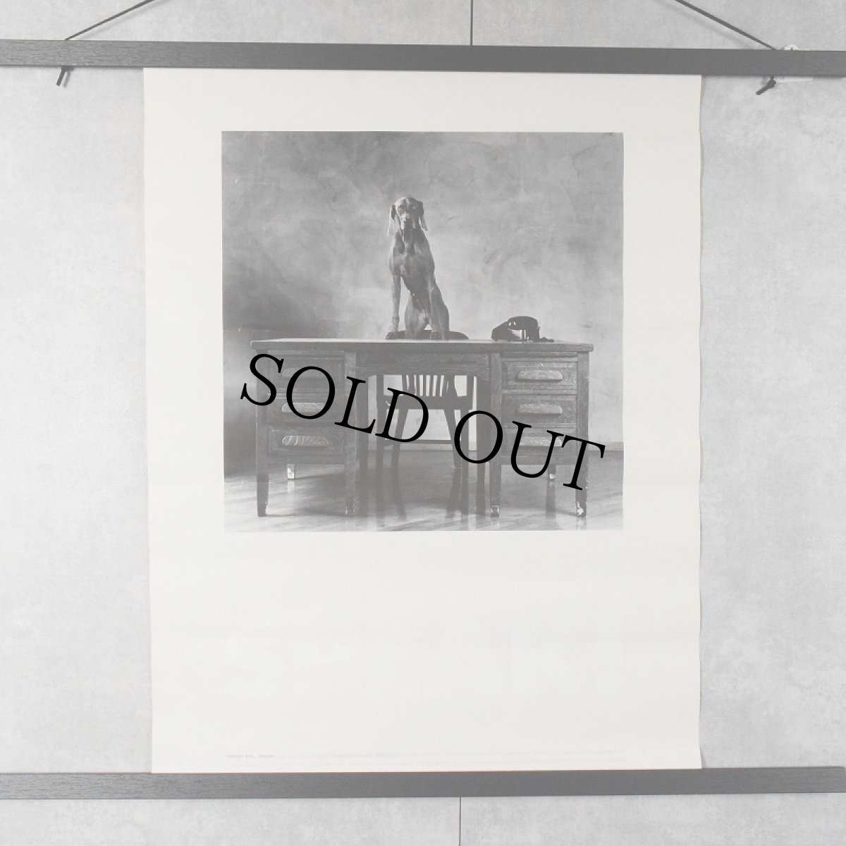 画像1: 1988 WILLIAM WEGMAN "SPEAK!" Art Poster (1)