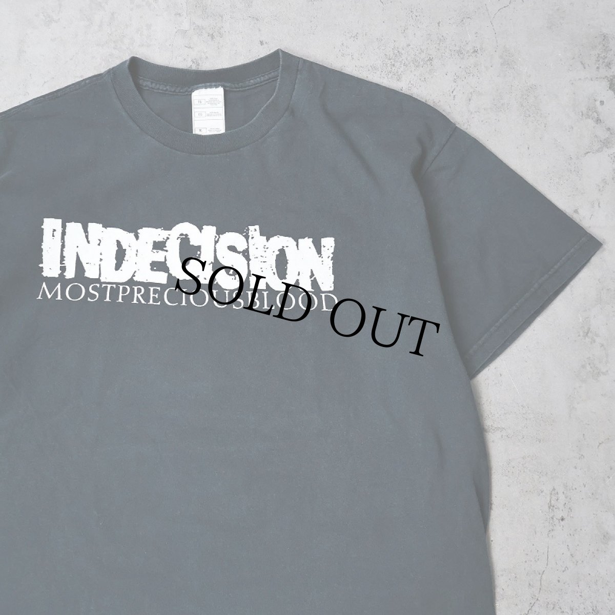 画像1: INDECISION "Most Precious Blood" ハードコアパンクバンドTシャツ BLACK XL (1)