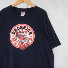 画像1: Dropkick Murphys ケルティック・パンク・バンド プリントTシャツ NAVY 2XL (1)