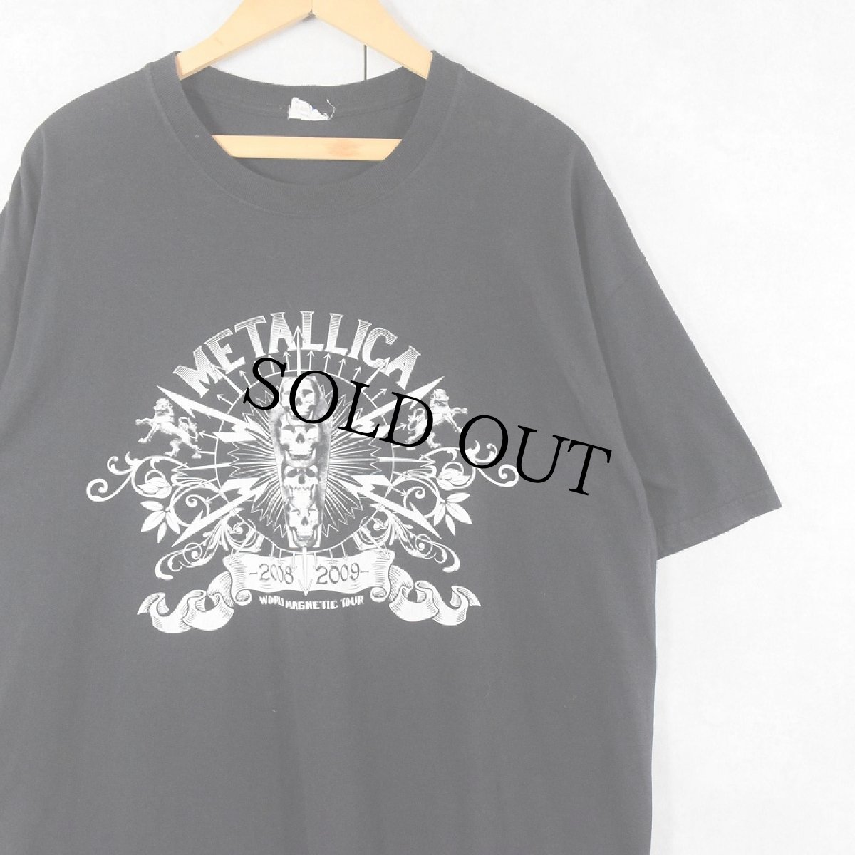 画像1: 2000's METALLICA ロックバンド ツアープリントTシャツ BLACK (1)