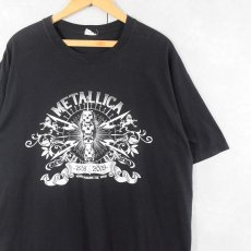 画像1: 2000's METALLICA ロックバンド ツアープリントTシャツ BLACK (1)