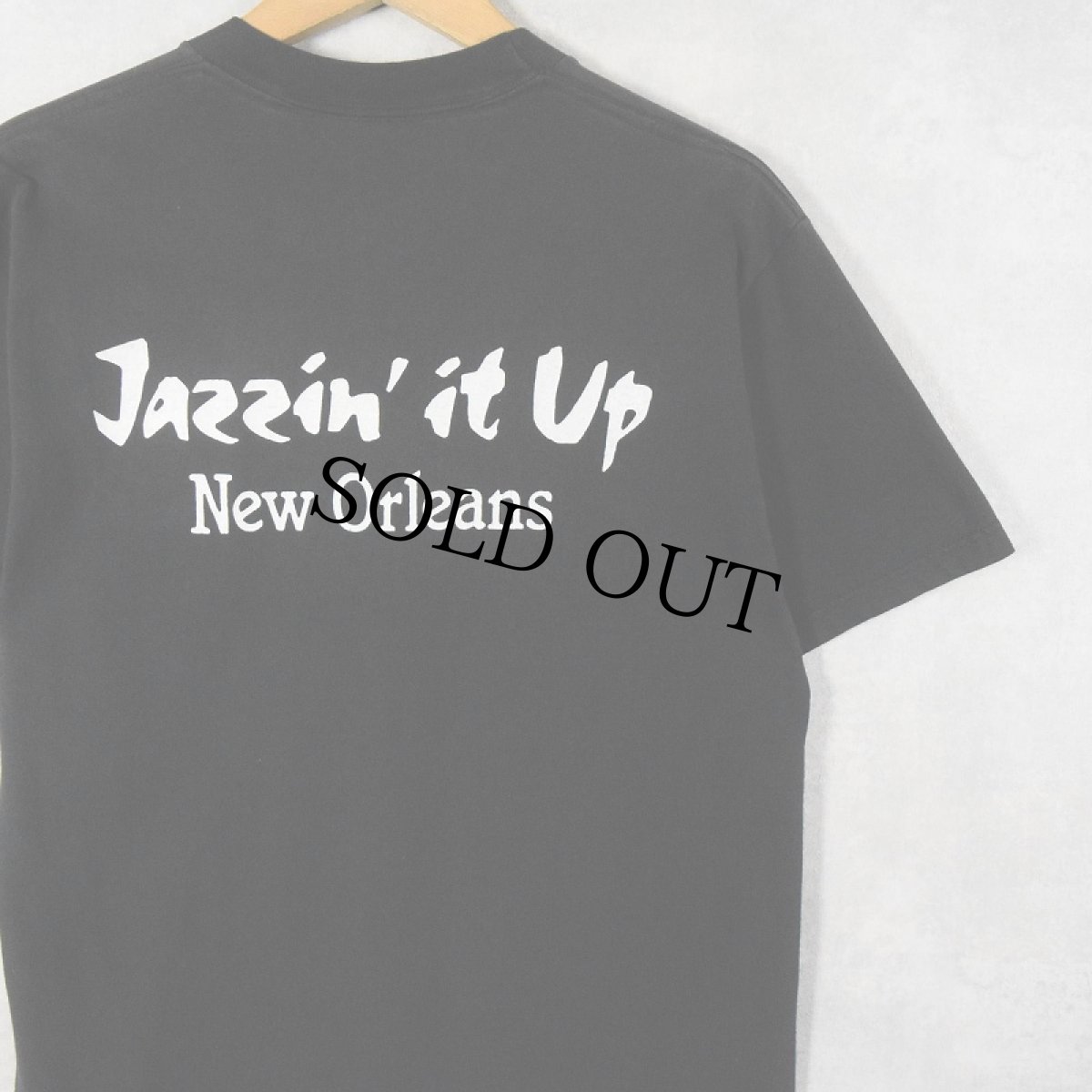 画像2: 90's Billie Holiday USA製 ジャズシンガーTシャツ BLACK M (2)