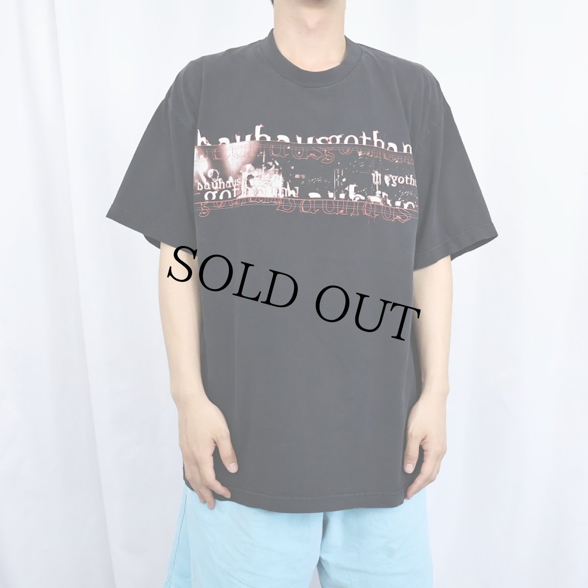 画像3: Bauhaus "Gotham" ロックバンドアルバムTシャツ BLACK XL (3)