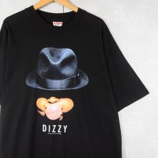 画像1: 90's Dizzy Gillespie USA製 ジャズミュージシャンプリントTシャツ BLACK XL (1)