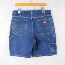 画像1: Dickies デニムペインターショーツ W35 (1)
