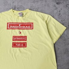 画像1: 90's RADIOHEAD USA製 "Fake Plastic Trees" ロックバンドTシャツ XL (1)
