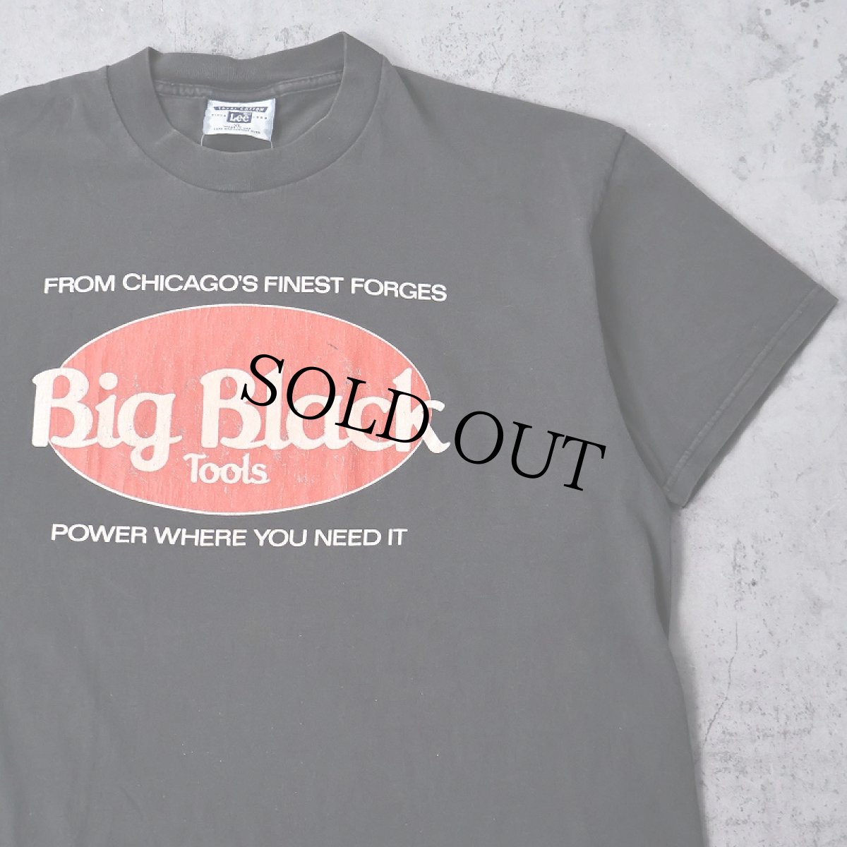 画像1: 90's Big Black USA製 "Tools" パンクロックバンドTシャツ XL (1)
